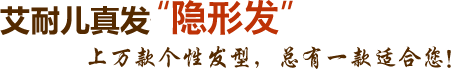 艾耐儿真发假发 上万款个性发型，总有一款适合您！